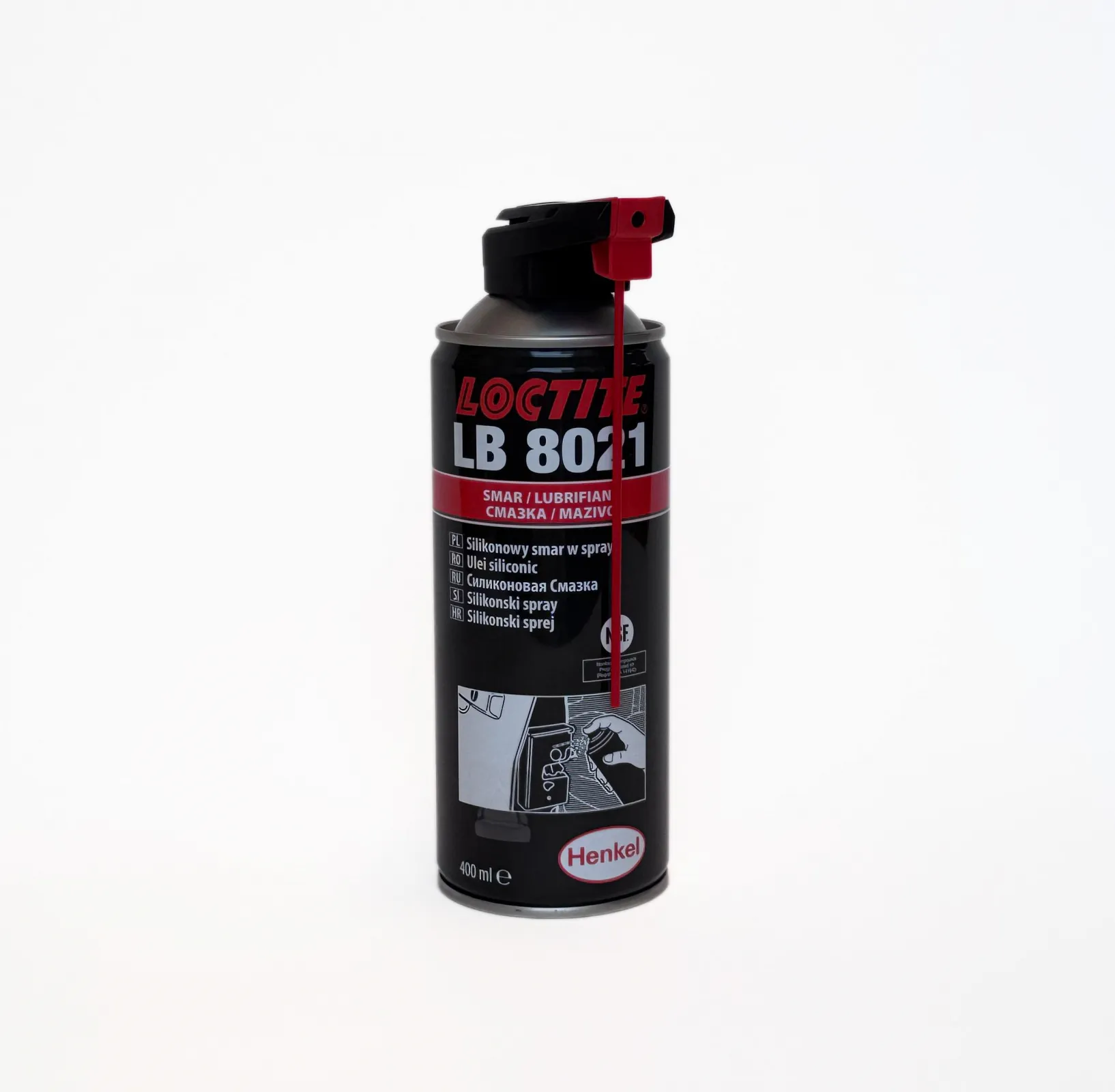 Силиконовая смазка Loctite 8021 (в форме спрея) Силиконовая смазка Loctite 8021 (в форме спрея)