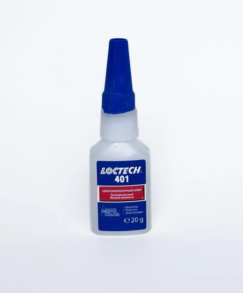LOCTECH 401 20G Цианоакрилатный клей общего назначения LOCTECH 401 20G Цианоакрилатный клей общего назначения